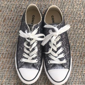 Glitter Converse sneakers